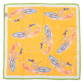 Gold Surfer Jenny Large Pocket Square 42cm - Tie Doctor